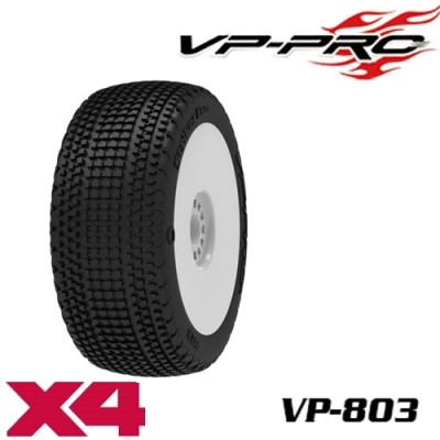 [˾ũ] VP803U-M3-RW-2 [VP PRO RACING] Ѵ (1:8  Ÿ̾ ) VP-803U Striker Evo M3 RW 1/8 Buggy Rubber Tyre 4
