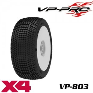 [VP PRO RACING] �Ѵ�� (1:8 ���� Ÿ�̾� ��)���� VP-803U Striker Evo M3 RW 1/8 Buggy Rubber Tyre 4������