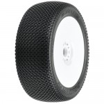 [PROLINE-RACING] 9064-233 1/8 Slide Lock S3 Front/Rear Buggy Tires Mounted 17mm White (2)