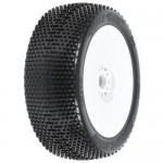 [PROLINE-RACING] 9041-233 1/8 Hole Shot 2.0 S3 Front/Rear Buggy Tires Mounted 17mm White (2)
