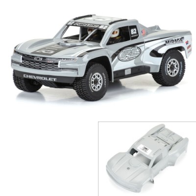 [�˾���ũ] PRO367514 [PROLINE-RACING] 3675-14 1/16 Pre-Cut 2019 Chevy Trophy Truck Tough-Color Gray Body: GROM