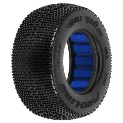 �˾���ũ PRO118002 [PROLINE-RACING] 1180-02 1/10 Hole Shot 2.0 M3 Front/Rear 2.2/3.0 Short Course Tires (2)