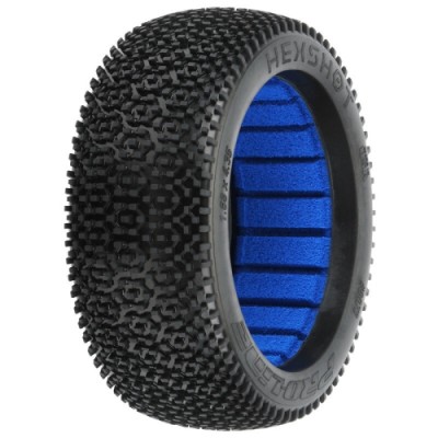 �˾���ũ PRO9073204 [PROLINE-RACING] 9073-204 1/8 Hex Shot S4 Front/Rear Off-Road Buggy Tires (2)