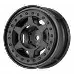 [PROLINE-RACING] 2842-00 1/10 Holcomb F/R 1.55 12mm Crawler Bead-Loc Wheels (2) Black