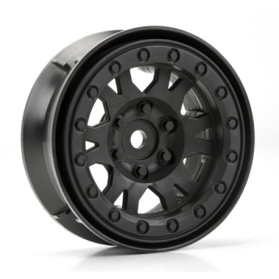 �˾���ũ PRO276903 [PROLINE-RACING] 2769-03 1/10 Impulse Front/Rear 1.9 12mm Rock Crawler Wheels (2) Black