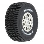[PROLINE-RACING] 10253-10 1/16 Mirage TT F/R Tires MTD 12mm Silver Impulse (4): Mojave Grom