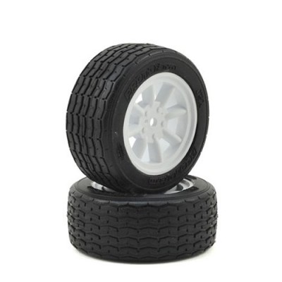 �˾���ũ PRM1014017 [PROTOFORM] 10140-17 Vintage Racing Pre-Mounted Front Tire (2) (26mm) (White)