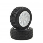 [PROTOFORM] 10140-17 Vintage Racing Pre-Mounted Front Tire (2) (26mm) (White)
