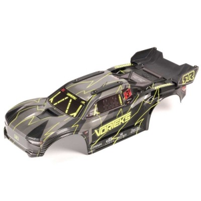 [˾ũ] ARA-2578 [ARRMA] ARA-2578 1/10 Painted Decaled Trimmed Body Set with Hidden Body Mount, Yellow/Black: VORTEKS 2WD