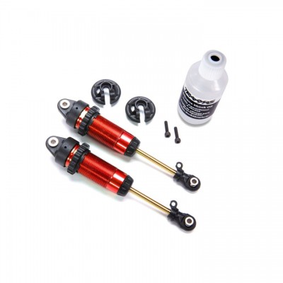 [˾ũ] AX7462-RED [Traxxas] AX7462-RED 1/10 Red Aluminum XX-Long GTR Shocks (2)
