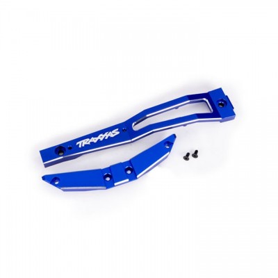 [˾ũ] AX10221-BLUE [Traxxas] AX10221-BLUE Chassis brace, front, 6061-T6 aluminum blue-anodized