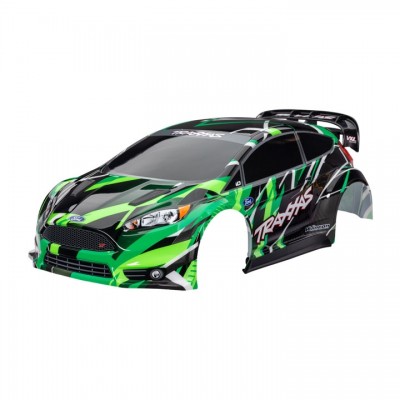[˾ũ] AX7427-GRN [Traxxas] AX7427-GRN Ford Fiesta ST Rally Green Clipless Body