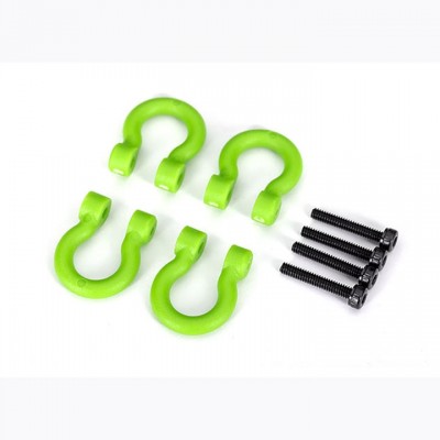 [˾ũ] AX8234-GRN [Traxxas] AX8234-GRN Bumper D-rings,green-front or rear/2.0x12 CS (4)