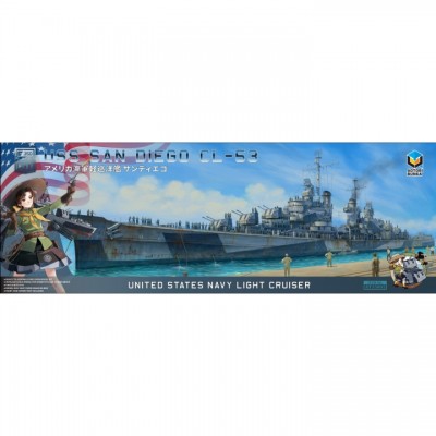[�˾���ũ] CZAT35013 [Aotori Bunka] CZAT35013 1/350 USS SAN DIEGO CL-53