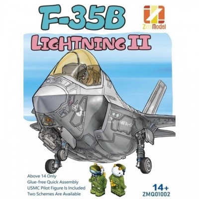 [�˾���ũ] CZMQ01002 [ZIMI MODEL] CZMQ01002 F-35 35B Lightning II Bubbletop Fighter w/Pilot Fig