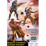 [MasterBox] CM35243 1/35 Zombieland series Kit No. 3 Road to freedom. Zombie Hunters.