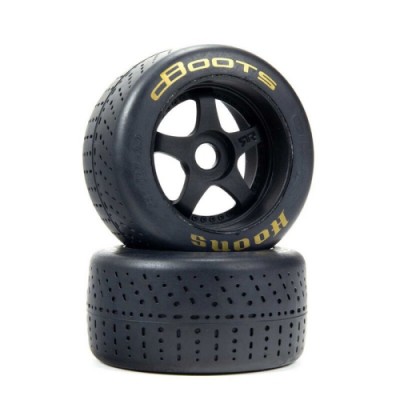 �˾���ũ ARA550101 [ARRMA] ARA550101 dBoots Hoons 53/100 2.9 Tire Set Gold 5-Spoke (2)