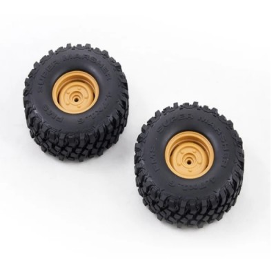 �˾���ũ C3828 [ROC HOBBY] FCX10 Discovery Wheel Assembly 1 Pair (25 Degrees)