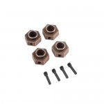 [ROC HOBBY] FCX10 12mm HEX SET WITH SET SCREW PINS