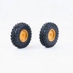 [ROC HOBBY] FCX10 Range Rover/Defender Wheel Assembly 1 Pair (25 Degrees)