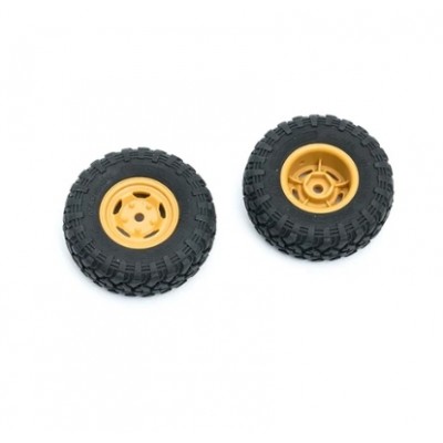 �˾���ũ C3400 [ROC HOBBY] FCX24M Discovery/Range Rover Wheel Assembly Set