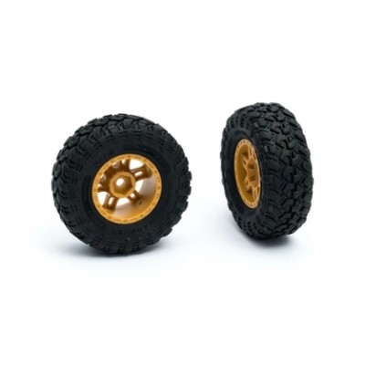 �˾���ũ C3482 [ROC HOBBY] FCX24M Defender 110/90 Wheel Assembly Set