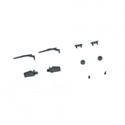 �˾���ũ C3447 [ROC HOBBY] FCX24M Range Rover Rearview Mirror, Wiper and Handle