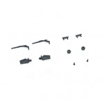 [ROC HOBBY] FCX24M Range Rover Rearview Mirror, Wiper and Handle