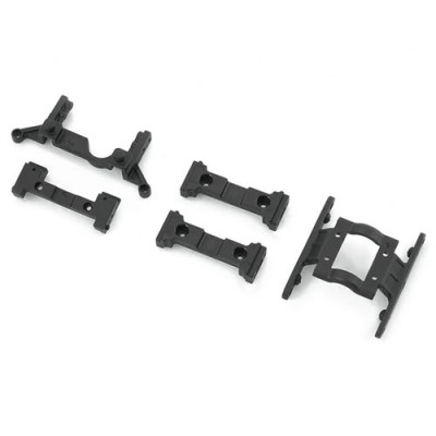 [�˾���ũ] C2319 [ROC HOBBY] GIRDER SUPPORTER AND GEAR BOX MOUNT FOR FCX18 HUMMER EV, FCX18 K10