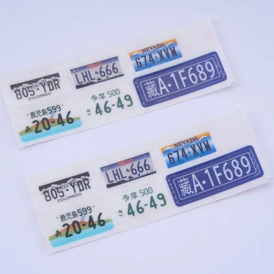 [�˾���ũ] C3712 [ROC HOBBY] FCX10 TOYOTA LC80 LOGO AND LICENSE PLATE
