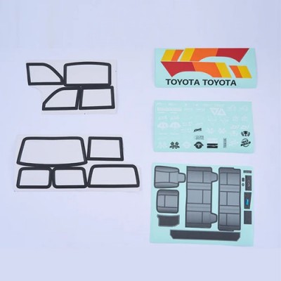 [�˾���ũ] C3713 [ROC HOBBY] FCX10 TOYOTA LC80 DECAL SHEET