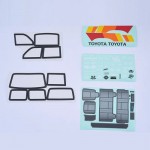 [ROC HOBBY] FCX10 TOYOTA LC80 DECAL SHEET