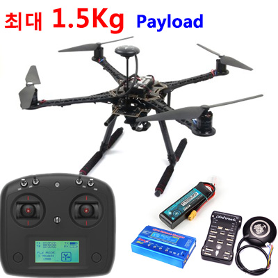 [�˾���ũ]  S500 ����/������ ��� �����Ʈ ��� + �Ƚ�ȣũ + GPS + ST10 ������ ���� Ǯ�� (�ִ� 1.5kg ���̷ε�)