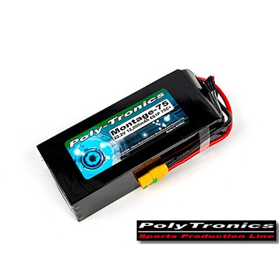 [�˾���ũ] PT-B12K-MTG75-6S PT-B12000-Montage75 (22.2V, 6S1P, 75C+/JST-XT/XT90S) ��Ƭ������ ���͸� - XT90 ��Ƽ����ũ