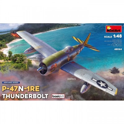 [�˾���ũ] BE48064 [Miniart] BE48064 1/48 P-47N-1RE Thunderbolt. Basic Kit