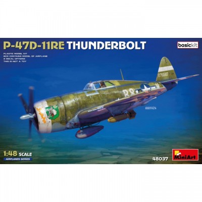 [�˾���ũ] BE48037 [Miniart] BE48037 1/48 P-47D-11RE Thunderbolt - Basic Kit