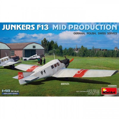 [�˾���ũ] BE48005 [Miniart] BE48005 1/48 Junkers F13. Mid Prod. German, Polish, Swiss Service