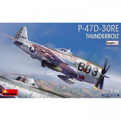 [�˾���ũ] BE48023 [Miniart] BE48023 1/48 P-47D-30RE Thunderbolt. Basic Kit