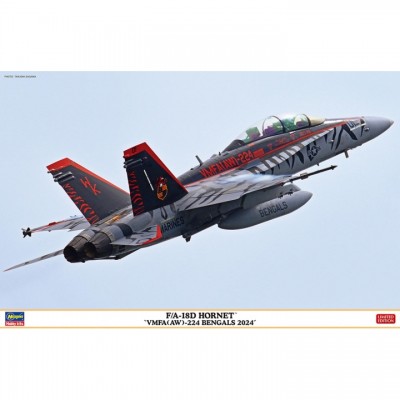 [�˾���ũ] BH07545 [Hasegawa] BH07545 1/48 F/A-18D Hornet VMFA(AW)-224 Bengals 2024