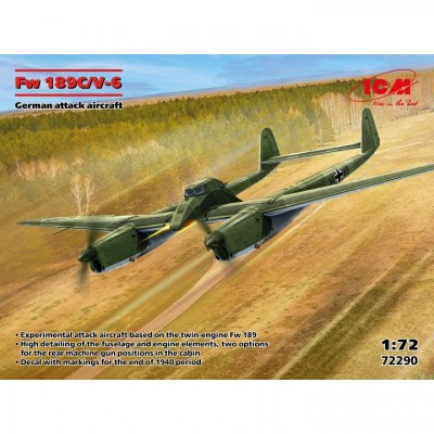 [�˾���ũ] BICM72290 [ICM] BICM72290 1/72 Fw189C/V-6, German attack aircraft