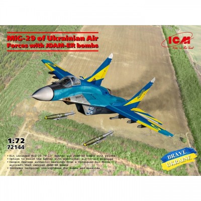 [�˾���ũ] BICM72144 [ICM] BICM72144 1/72 MiG-29 of Ukrainian Air Forces with JDAM-ER bombs