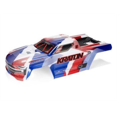 �˾���ũ ARA-3009 [ARRMA] ARA-3009 1/8 Painted Body with Decals, Blue/Red: KRATON 6S BLX V6 �����Ϸ�ٵ�