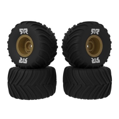 �˾���ũ ARA-2586 [ARRMA] ARA-2586 dBoots Chevron MT Tire Set Glued (Bronze) (2 Pairs) - GROM