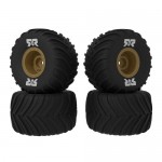 [ARRMA] ARA-2586 dBoots Chevron MT Tire Set Glued (Bronze) (2 Pairs) - GROM