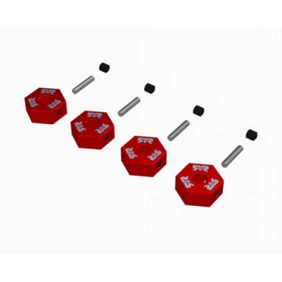 �˾���ũ ARA-2982 [ARRMA] ARA-2982 12mm Wheel Hex Set, Metal (4), Red