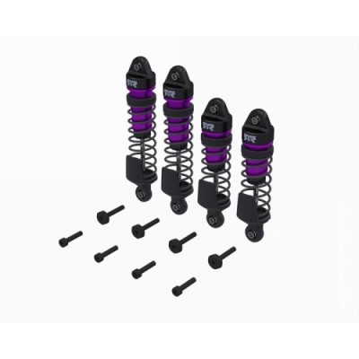 �˾���ũ ARA-2762 [ARRMA] ARA-2762 Shock Set, Front/Rear Assembled, TBC cSt Oil, Purple (4Pcs): MINI
