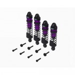 [ARRMA] ARA-2762 Shock Set, Front/Rear Assembled, TBC cSt Oil, Purple (4Pcs): MINI