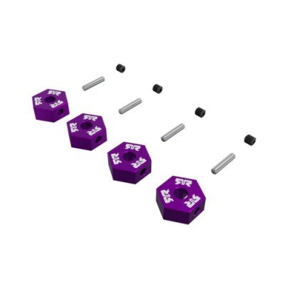 �˾���ũ ARA-3117 [ARRMA] ARA-3117 12mm Metal Wheel Hex Set (4), Purple