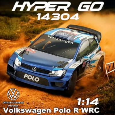 �˾���ũ 14304 [MJX RC] HYPER GO 14304 POLO R WRC 1/14 2.4G �帮��Ʈ RC �ڵ��� �귯�ø��� ���� ���� �� 42km/h (LED, ���̷γ���)