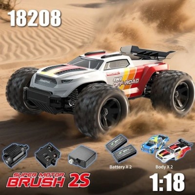 �˾���ũ 18208 [MJX RC] 18208 1/18 �귯�ø��� RC �ڵ��� ���� 30km/h - USB������,���͸�,������ ���� Ǯ��Ʈ